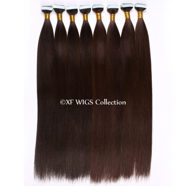 Wholesale 100% Raw Unprocessed Remy Hair Tape In Extensions 