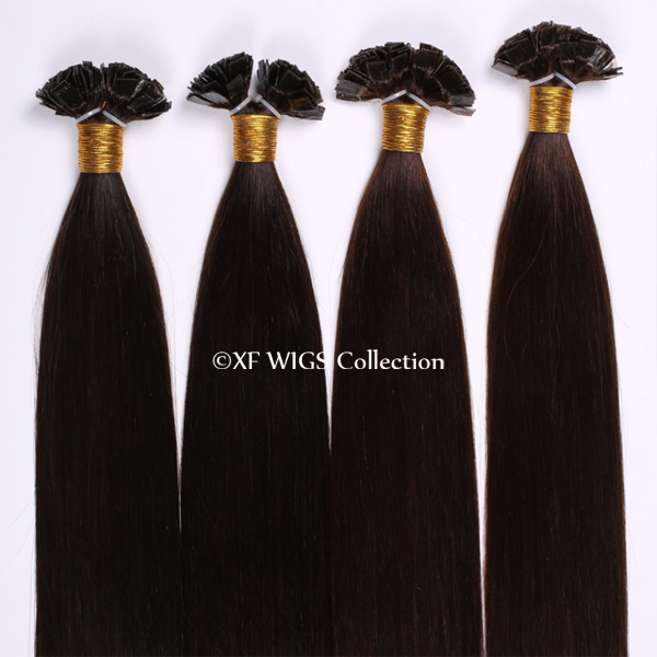 Wholesale price remy human hair flat tip hair extensions