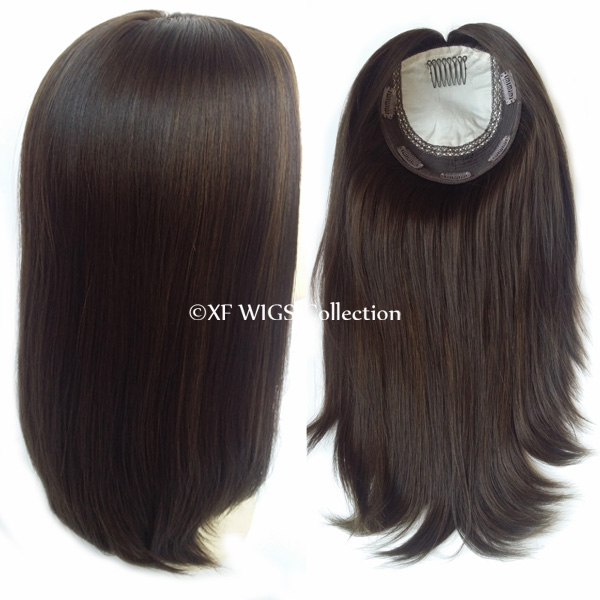 Wholesale Top Grade 100% Human Hair Silk Top Toppers