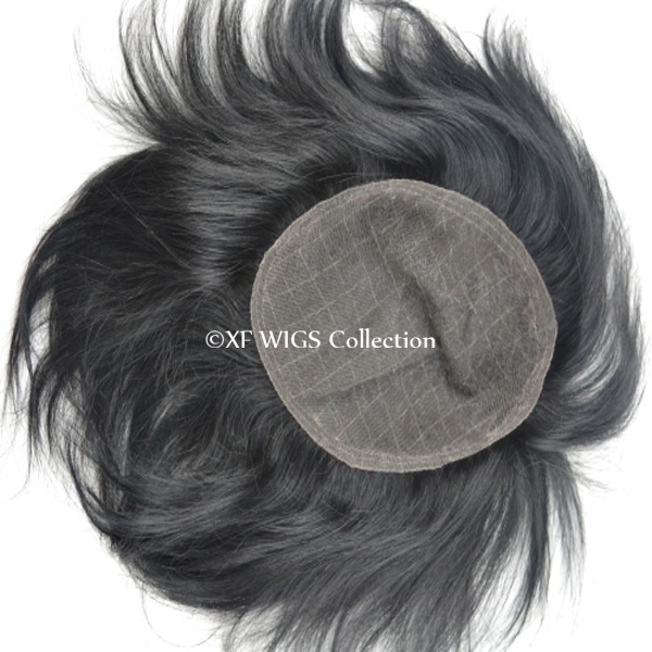 100% raw unprocessed Chinese hair men's toupee