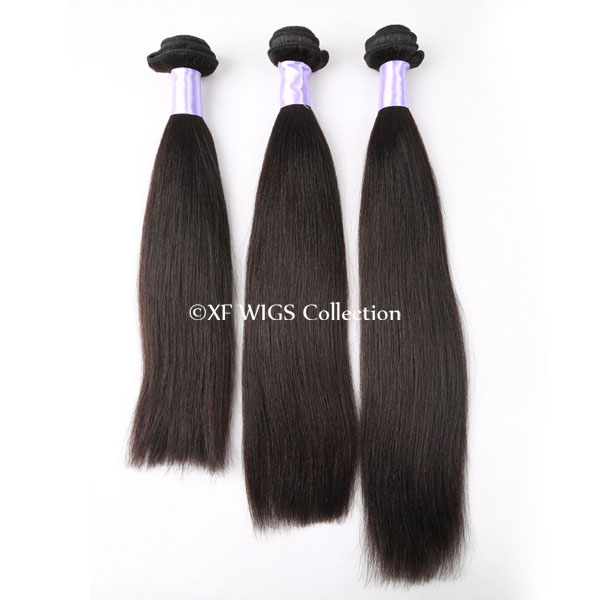 Raw Unprocessed 100% Virgin Remy Hair Brazilian Human Hair Weaving Silky Straight 18 20 22 Inch Hair Extension