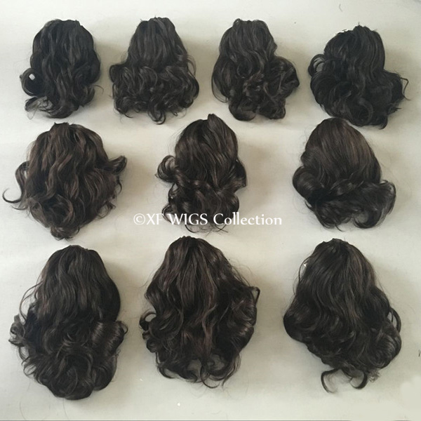 Wholesale 100% Human Hair Pony Tail Clips With Cheap Price