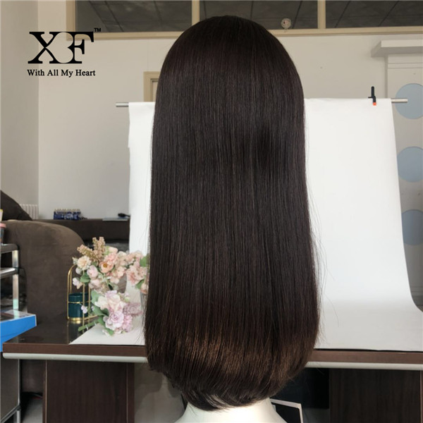 19inches straight unprocessed European human hair  swiss lace 