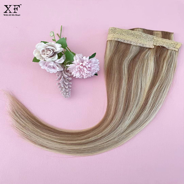 Wholease production natural straight flip in hair extensions