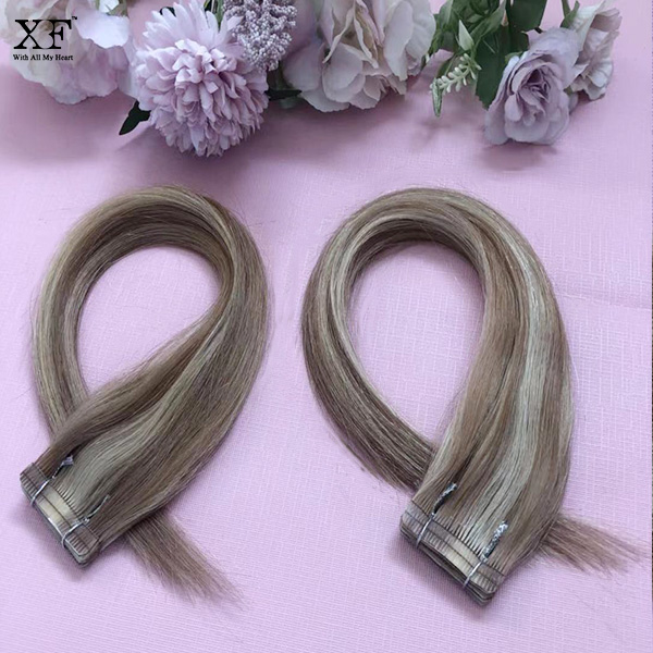 Stunning 14 inches Straight 100% human hair Tape Hair Extensions