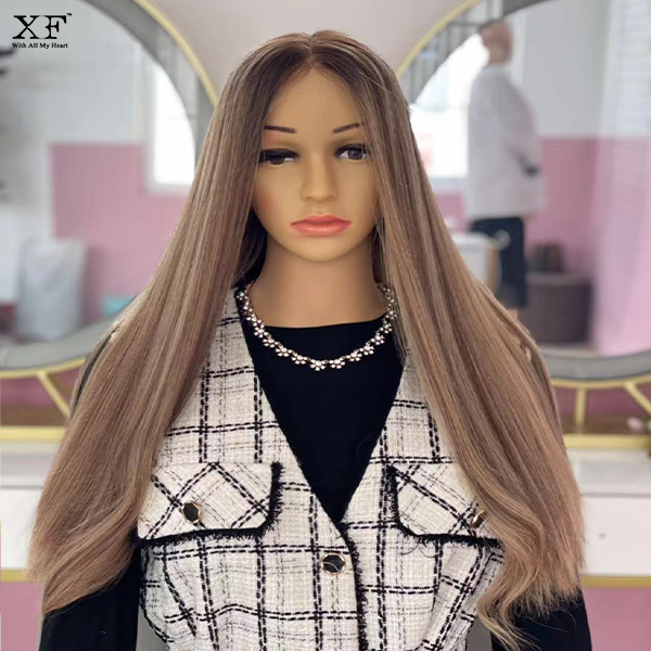 XF WIGS High Quality 100% Virgin Human Hair HD Swiss Lace Top Wigs