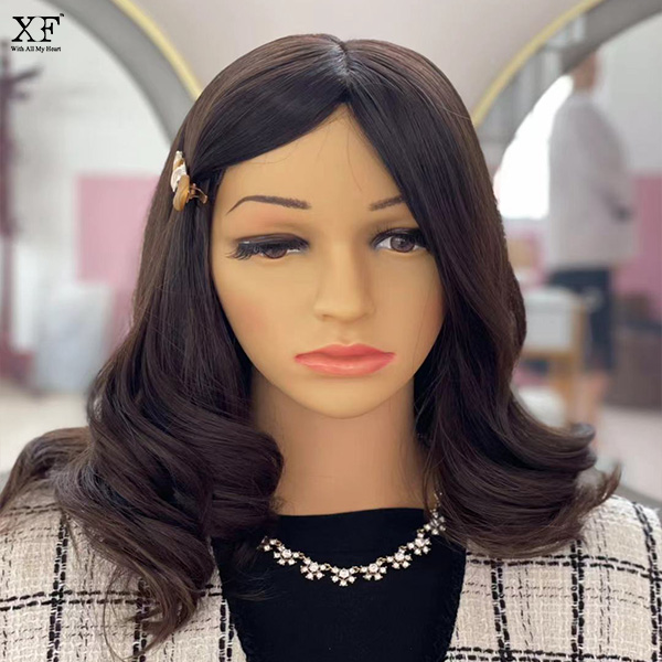 XF Wavy hair Skin Top European Hair Kosher Sheitels