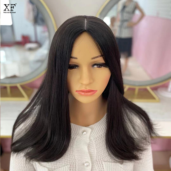 XF Luxury Hair Skin Top European Hair Kosher Sheitels 