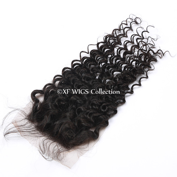 4*4 100% Unprocessed Virgin Chinese Human Hair Lace Closure