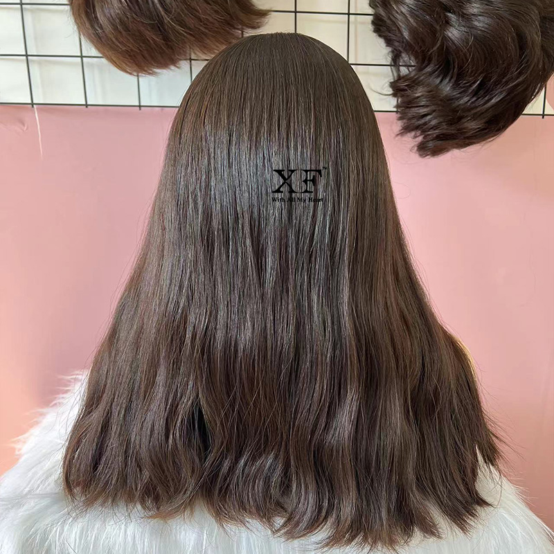 One Length Skin Top Unprocessed European Hair Jewish Wigs